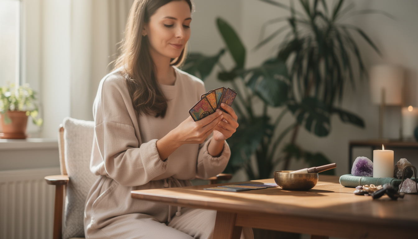 découvrez comment l'oracle thérapeutique et la cartomancie peuvent vous guider vers la paix intérieure et l'équilibre émotionnel grâce à des conseils personnalisés.