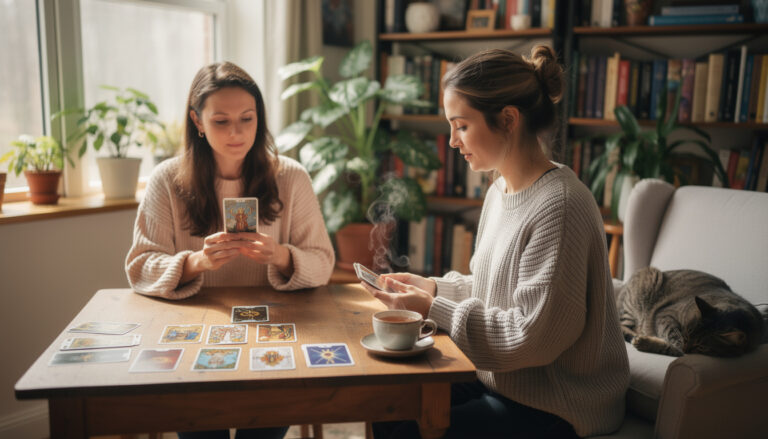 découvrez les différences entre le tarot et l'oracle pour choisir le jeu qui vous correspond parfaitement. guide pratique pour bien débuter votre pratique divinatoire.