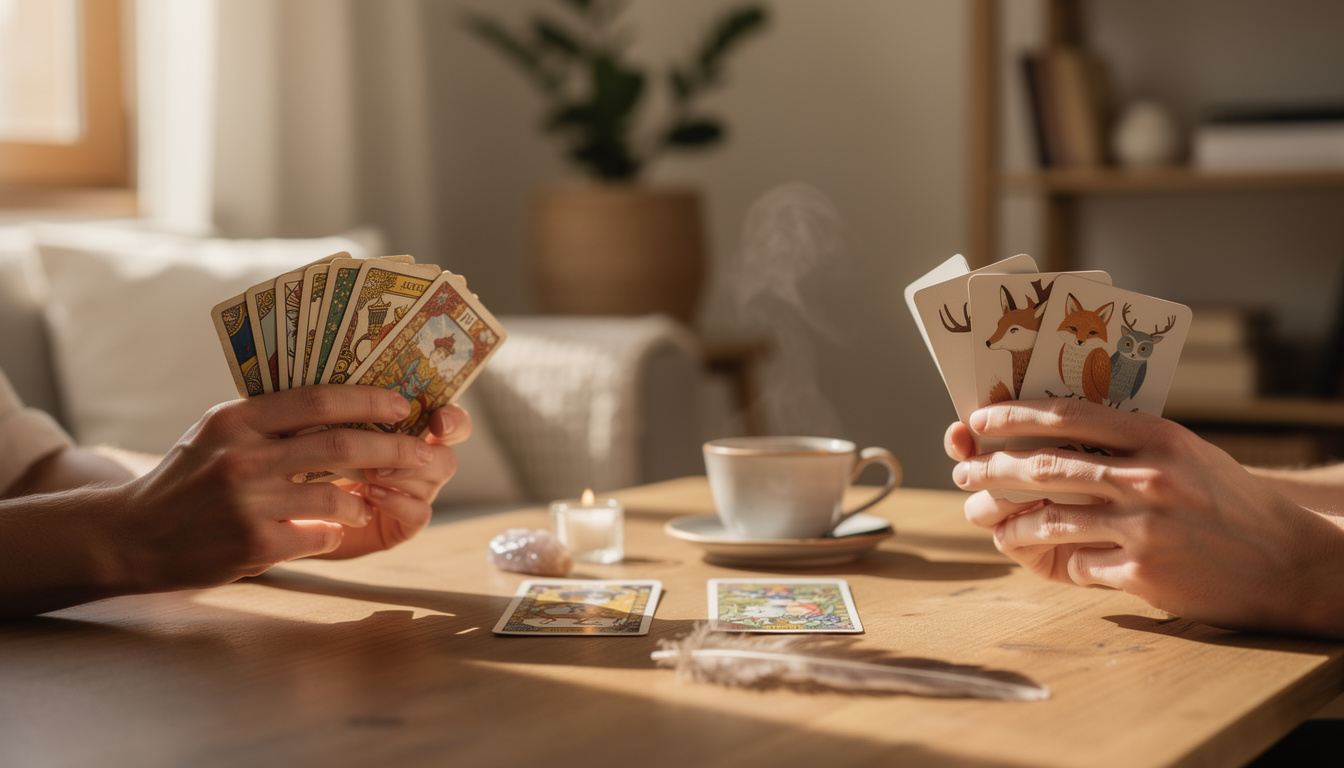 découvrez les différences entre le tarot et l'oracle pour choisir le jeu qui correspond le mieux à vos besoins et à votre intuition.