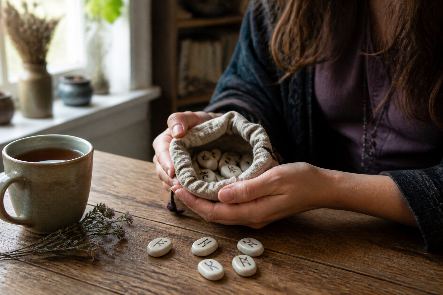 Tirage des runes : méthode simple pour une question amour ou travail